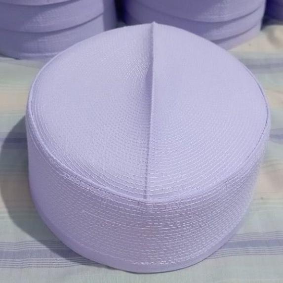 TERBARU Peci Batok Pendek Atau Songkok Putih  Putih Tinggi 7 Dan Tinggi 9 Peci Batok Pendek Putih Or