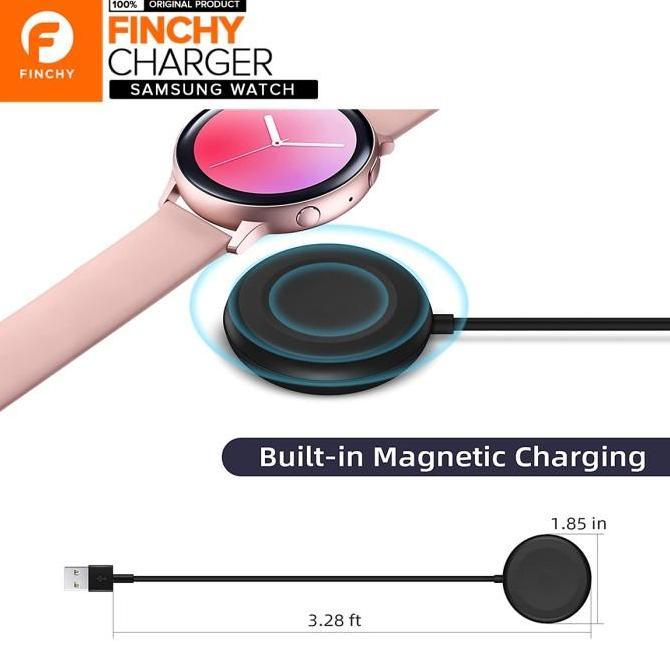 TERBARU - Finchy Charger Samsung Galaxy Watch active 2 Docking Charger SM-R820