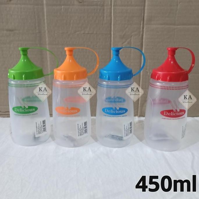 Botol Kecap Plastik 450ml / Botol Saus / Bistro Sauce Keeper 450ml