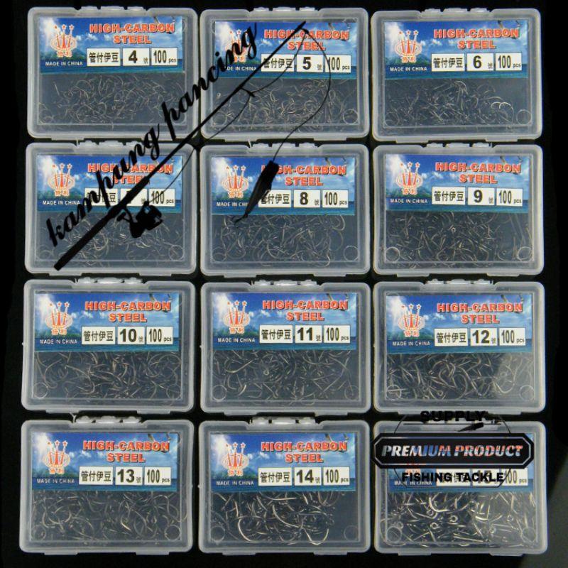 Kail Pancing High Carbon Steel 1 Kotak Isi 100Pcs