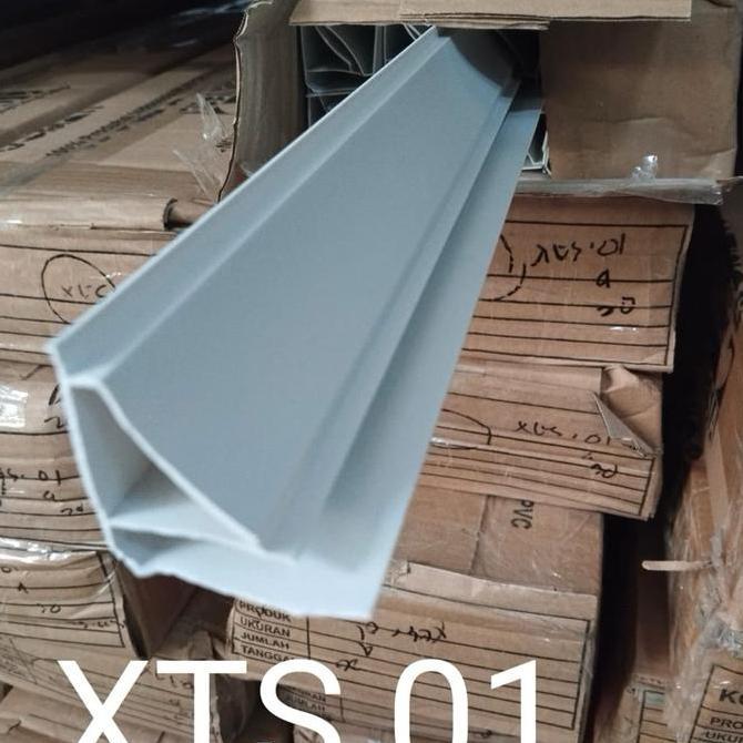 Ready oke] Lis dinding pvc 5 cm panjang 4 meter