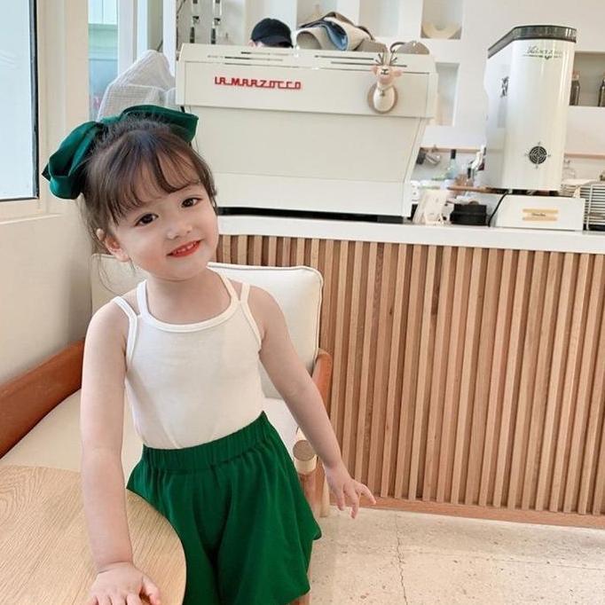 New- Tanktop Anak Perempuam Model Silang / Feren Tanktop Silang