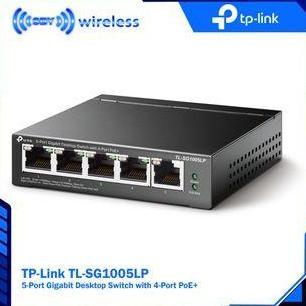 TPLink TL-SG1005LP 5 Port Gigabit Desktop Switch with 4-Port PoE+