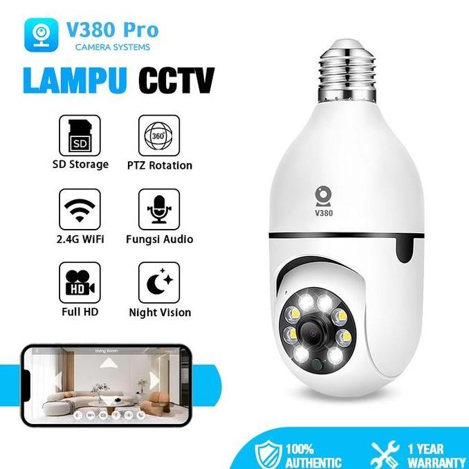 CCTV V380 PRO Kamera Y02 4MP CCTV Indoor Kamera Cctv Kecil Terhubung Ke Hp Smart WiFi Deteksi Geraka