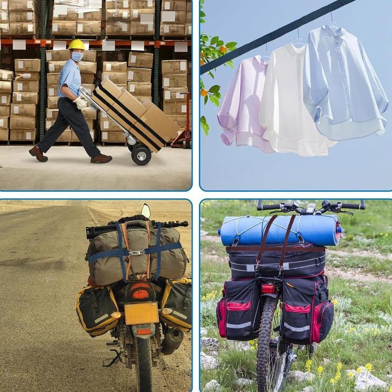 <RAJA> Tali Pengikat Barang Bagasi Motor / Tali Bagasi Motor / Tali Pengikat Barang Serbaguna / Peng