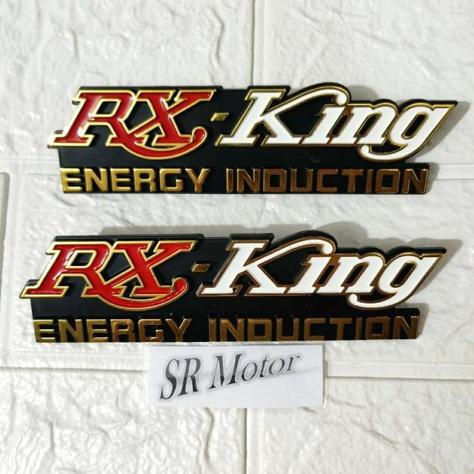 EMBLEM BOX AKI RXK RX KING RXKING ENERGY INDUCTION MERAH KIRI KANAN FORSALE