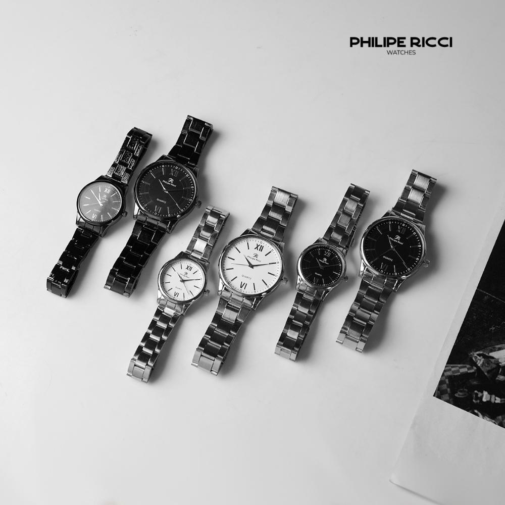 Terlaris Philipe Ricci Jam Tangan Couple Besi Analog Terbaru Cpr77 Free Box