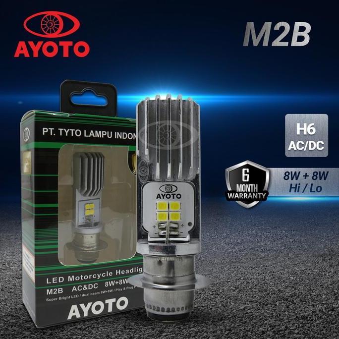 Lampu Led Motor H6 2 Sisi Extreme Ayoto H6 Lampu Utama Bebek Matic