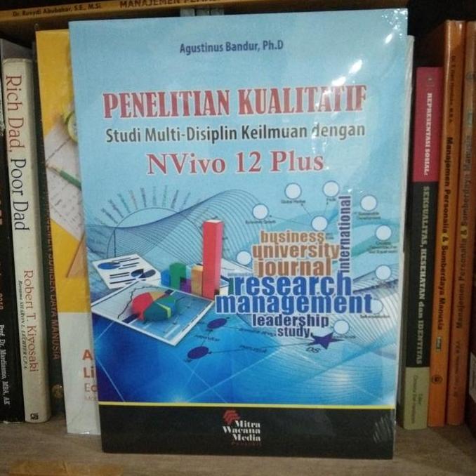 TERMURAH - ORIGINAL Penelitian Kualitatif NVivo 12 plus Agustinus Bandur