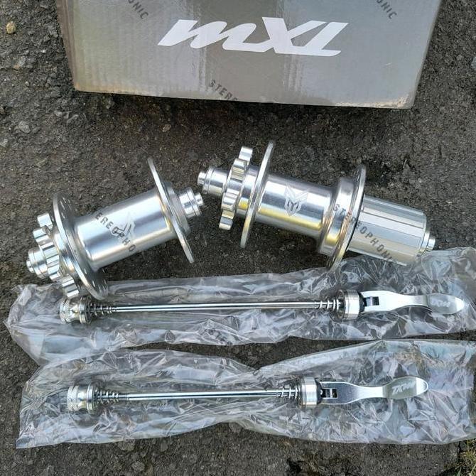 SILVER Hub Freehub MXL 32H 7 BEARING Discbrake Jangkrik Hub SILVER Freehub SILVER Max 11speed Hub OL