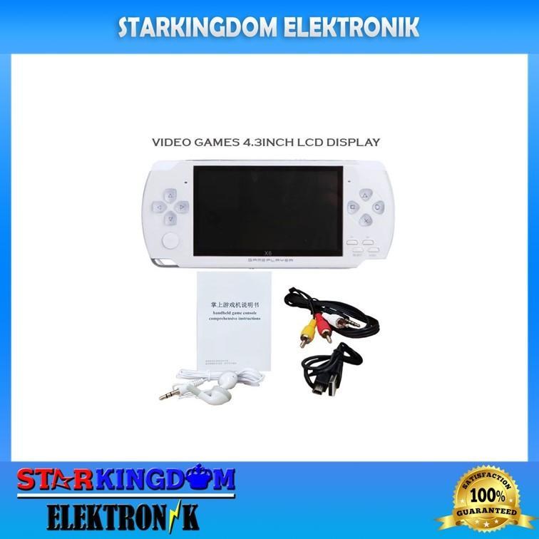 Game Console P2P Psp Pvp Handlhed Portable X6 4.3Inch 1000 Games 8Gb Video Game Classic