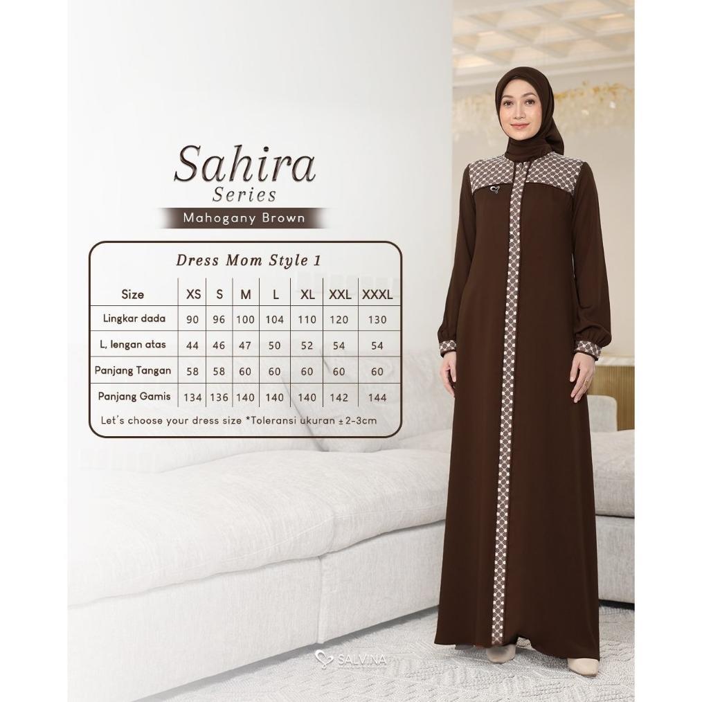 Diskon Sarimbit Sahira (Mahogany Brown) By Salvina Hijab | Sarimbit Salvina | Sarimbit 2026
