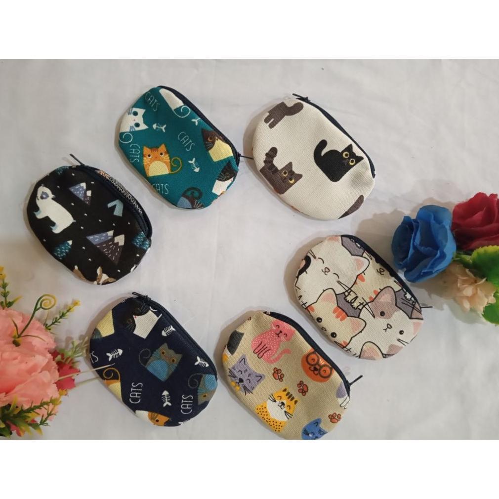 SUPER DEAL dompet koin resleting murah, bahan kain kanvas/dompet wanita/dompet koin