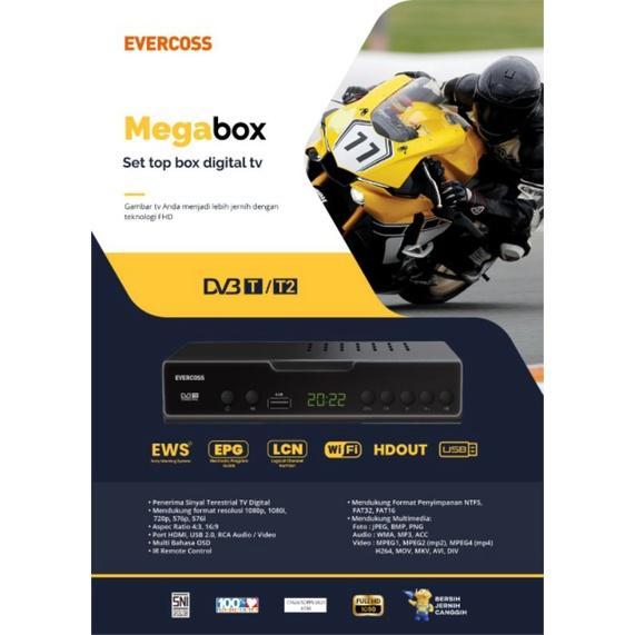 Stb Murah / Stb Resmi / Peneriman Siaran Tv Digital Stb Evercoss Max /Stb Evercoss Prime