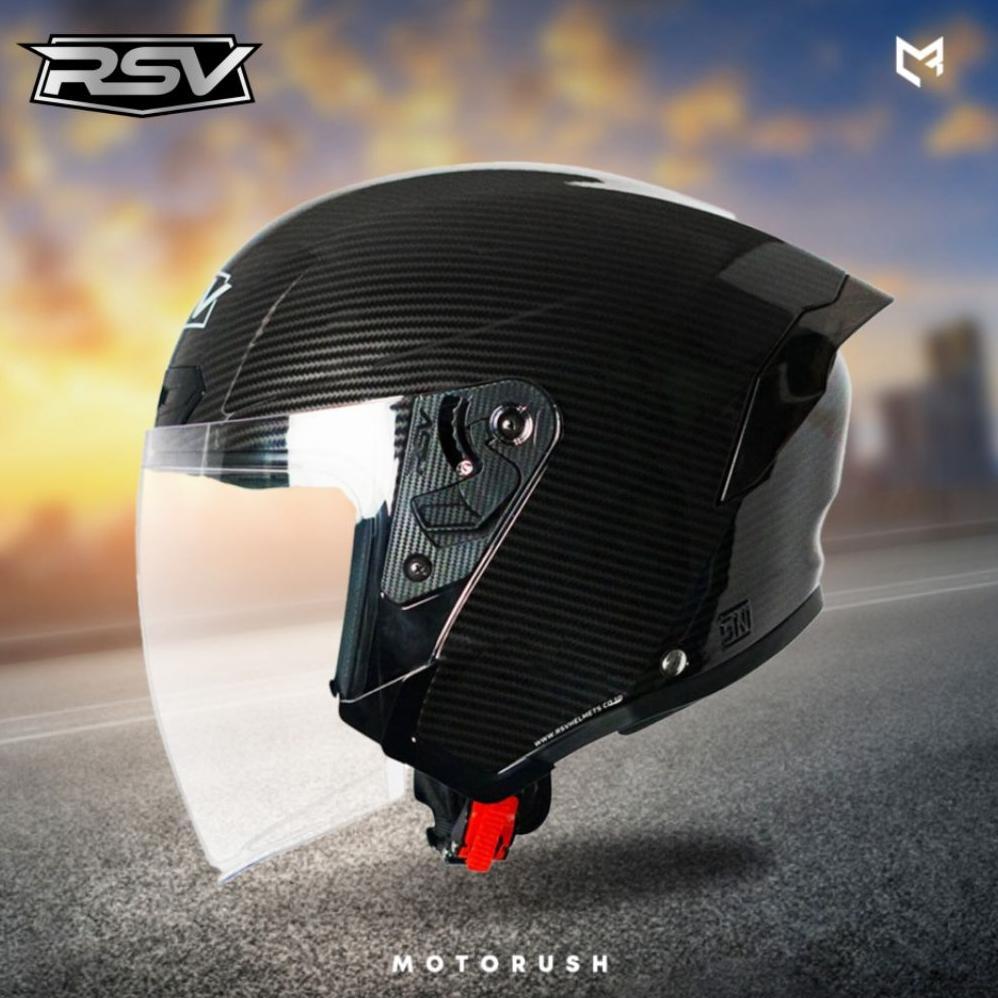 RSV HELMET NEW WINDTAIL CARBON GRAPHIC HELM RSV NEW WINDTAIL