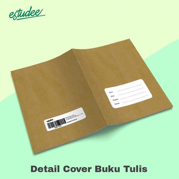 Buku Tulis Estudee Motif Sampul Coklat  Isi 10 Ready