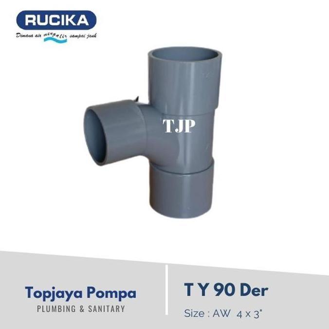 TEE Y PVC AW RUCIKA 4 X 3"