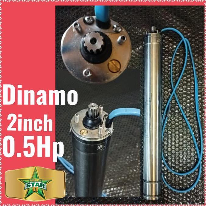 DINAMO MOTOR POMPA SATELIT 0.5HP 2" SUBMERSIBLE 2INCH NASIONAL DABAVON HIGH QUALITY
