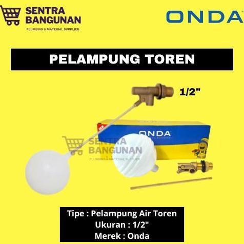 PELAMPUNG ONDA / FLOATER ONDA / PELAMPUNG KUNINGAN ONDA / TANGKI TOREN