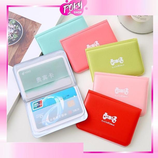 POKY - D061 Card Wallet / Dompet ID Card / ID Card Holder / Dompet Kartu Mini / Dompet Kartu Cutie R