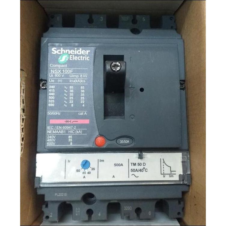 loopealove- Mccb NSX 100F 3p 16A-63A schneider Diskon