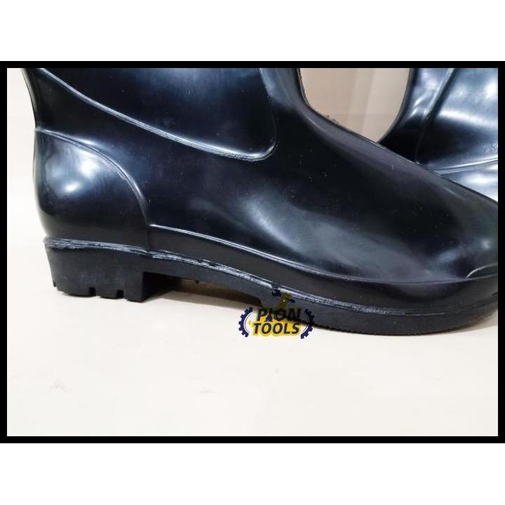 Promo Frt Sepatu Boots Hitam Anti Banjir Safety Kerja Bangunan Sepatu Kebun