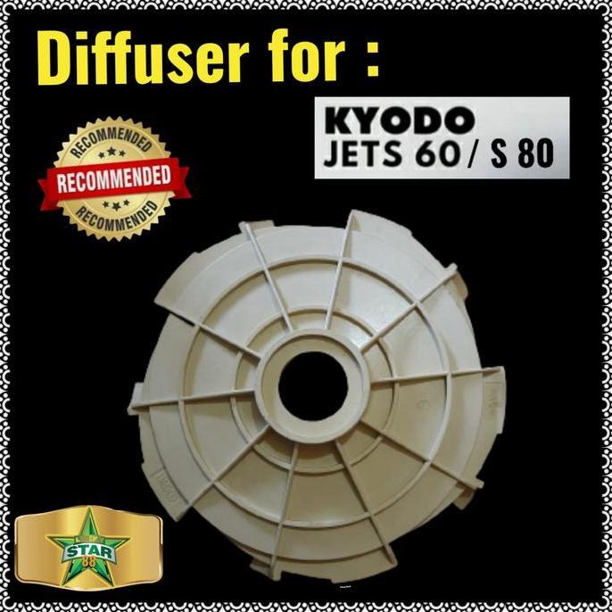 DIFFUSER POMPA AIR KYODO JET S60 S80 STAINLESS DORONG BOOSTER S 60 80 HIGH QUALITY