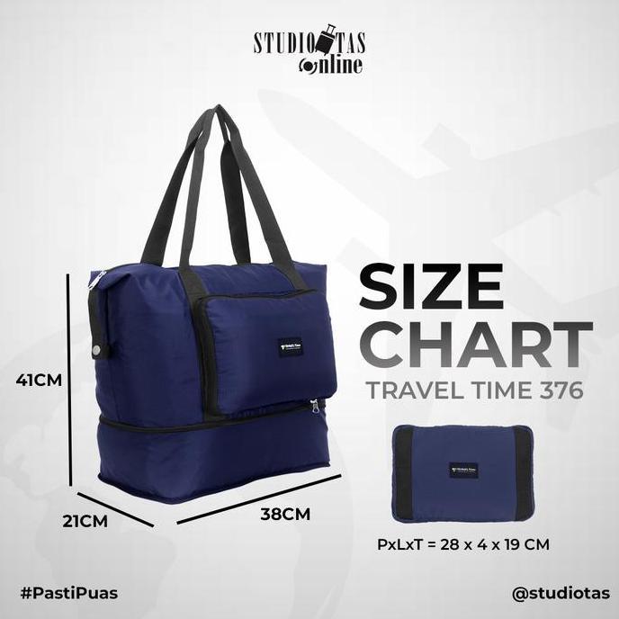 Vacanza- Tas Travel Lipat - Folding Bag Travel Time 376