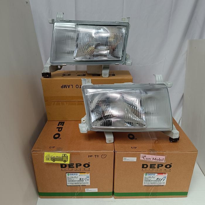 Head lamp lampu besar Kijang Kapsul 1997-1998 tanpa foglamp kiri DEPO