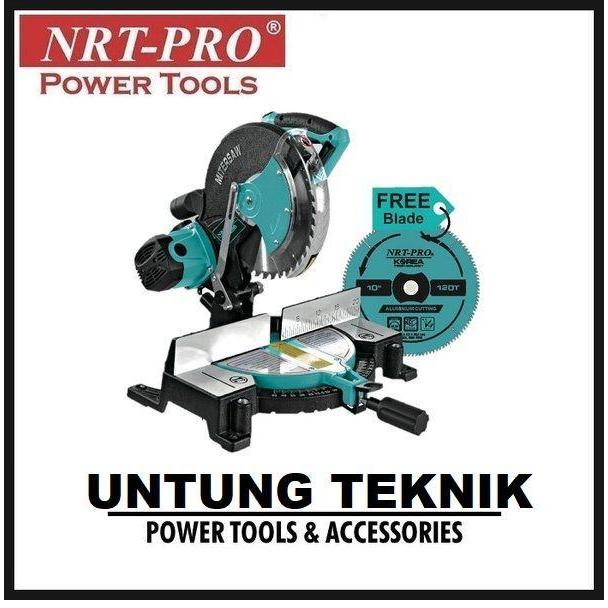 NRT Pro 10 Inch MS1052 VB Mitre Saw - Miter Saw - Mesin Gergaji Alu