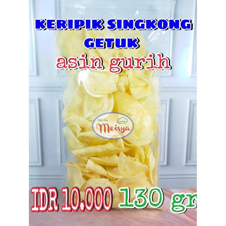 Tino- Singkong Asin Getuk /Keripik Singkong Getuk Asin Gurih Renyah