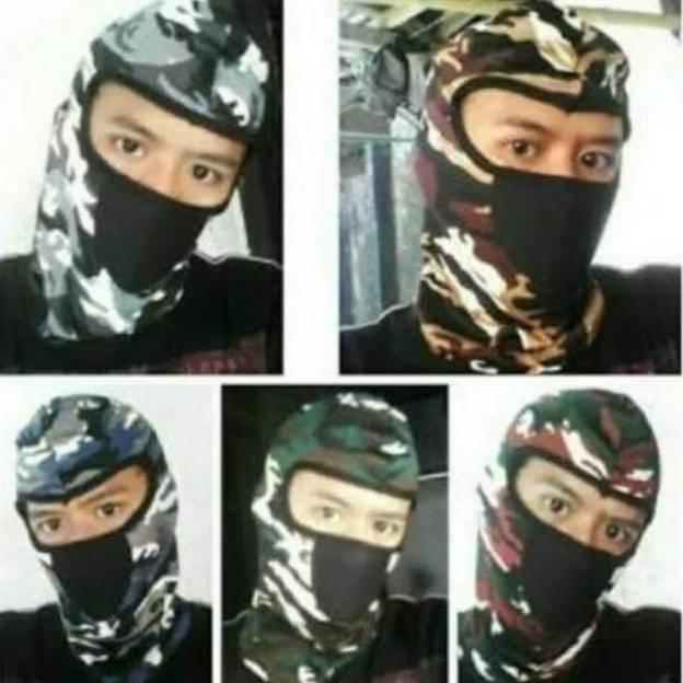 Masker Ninja Army KBR Balaclava Loreng