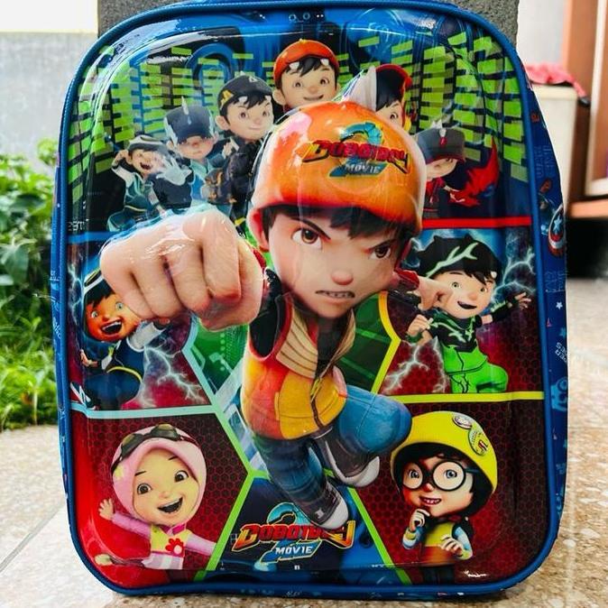 New- Tas Anak Paud Nyala Karakter Boboiboy/ Tobot/ Astronot/ Tamiya/ Spiderman