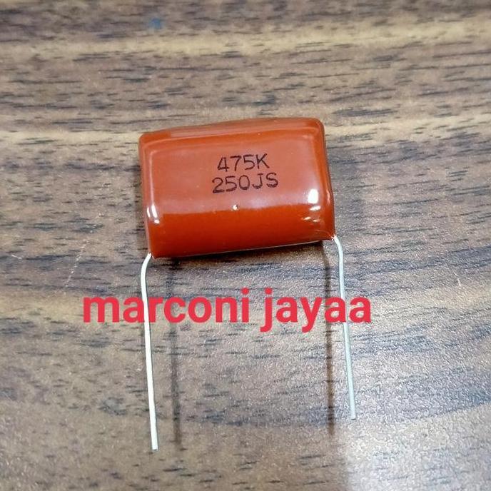 KAPASITOR MILAR 475K 250V BERGARANSI