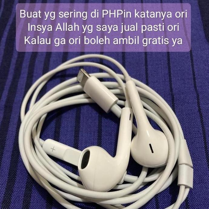 Larisjaminan- Headset Earpod Iphone 7 Copotan Dijamin