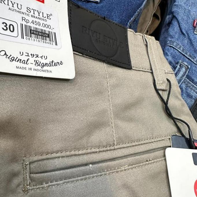 Cinos panjang pria RIYU STYLE/celana cinos panjang pria slimfit/celana kerja pria/celana terlaris Ch