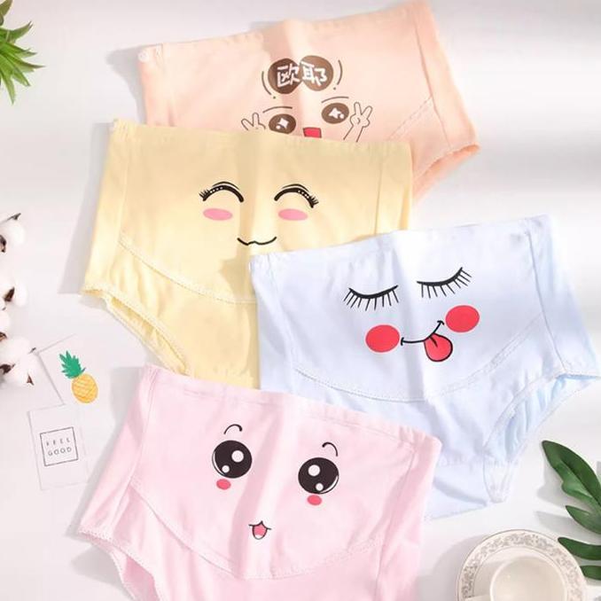 Celana Dalam Hamil Pinggang Tinggi Jumbo Ibu Berbentuk Jumbo Maternity High Waist Panty Celana Dalam