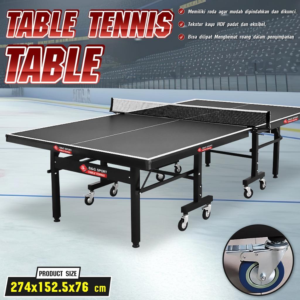 Meja Tenis Table Pingpong Lipat Portable Alat Olahraga Rumahan Indoor Outdoor Meja Tennis
