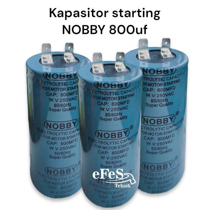 KAPASITOR STARTING NOBBY 800UF - 250V CAPASITOR PREMIUM