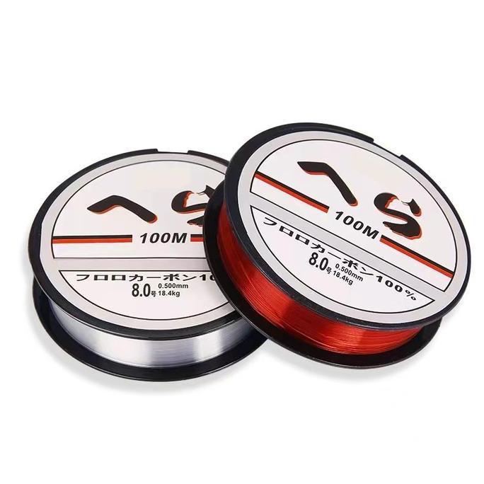 Senar Pancing Ikan Nilon Kuat Anti Putus 100m Roll Pancing Pemula
