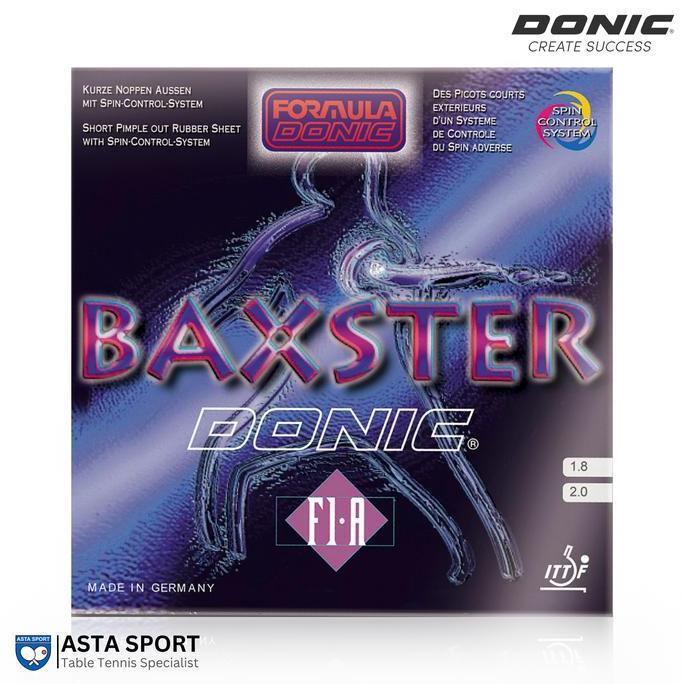 Donic Baxster F1A Karet Bintik Serang Pingpong Tenis Meja ITTF Approved 1.8mm/2.0mm Infinite Tension