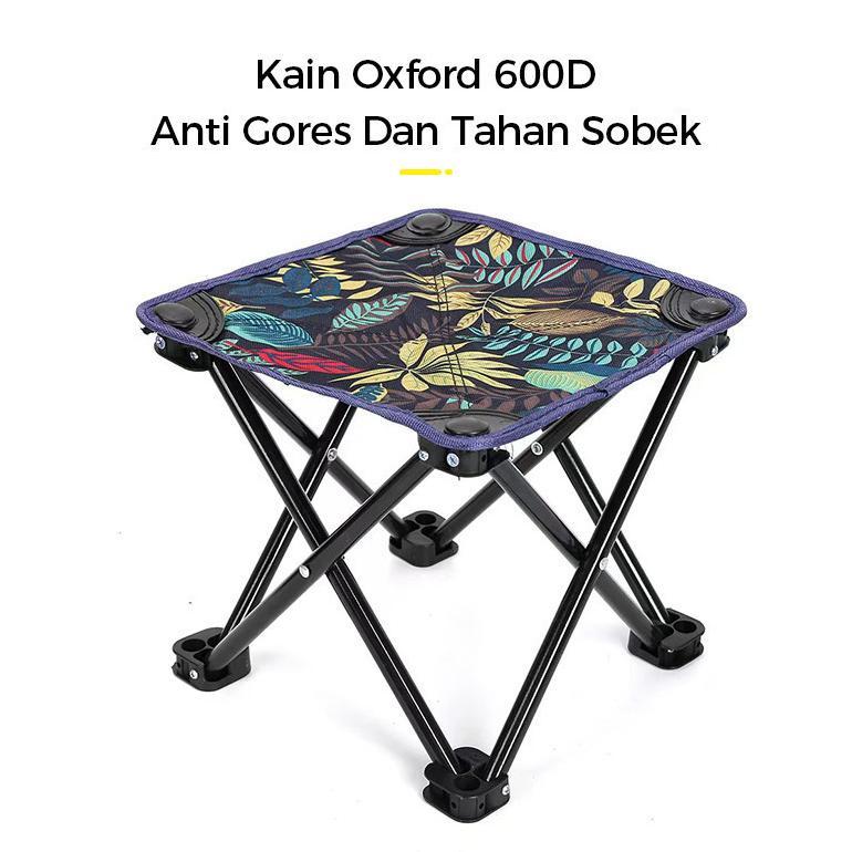 MURAH GOKOTTA Kursi Lipat Outdoor Kecil Kursi Santai Kursi Lipat Portable Beban Berat 120kg KEKINIAN
