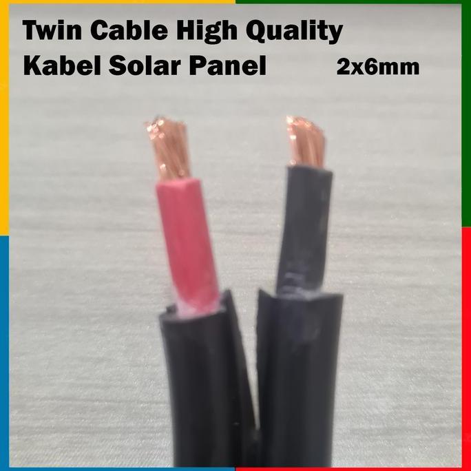 Twin cable kabel solar panel pv 2x6 mm 2 x 6mm