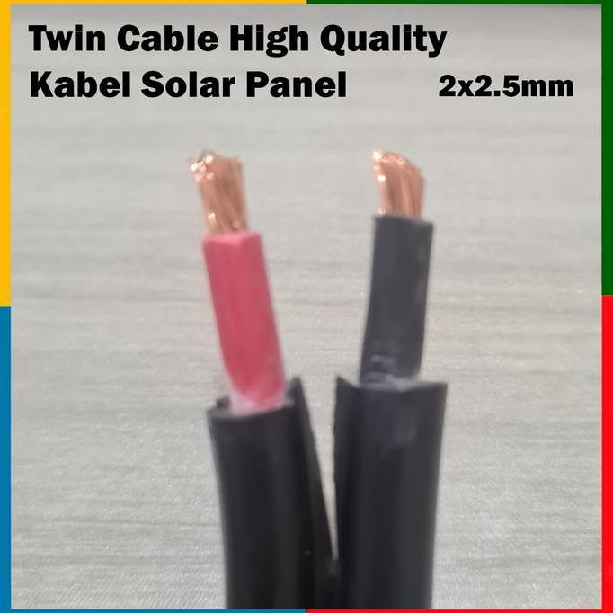 Kabel Solar Panel Twin Core 2x2.5mm / Kabel PV Twin Core 2x2.5mm
