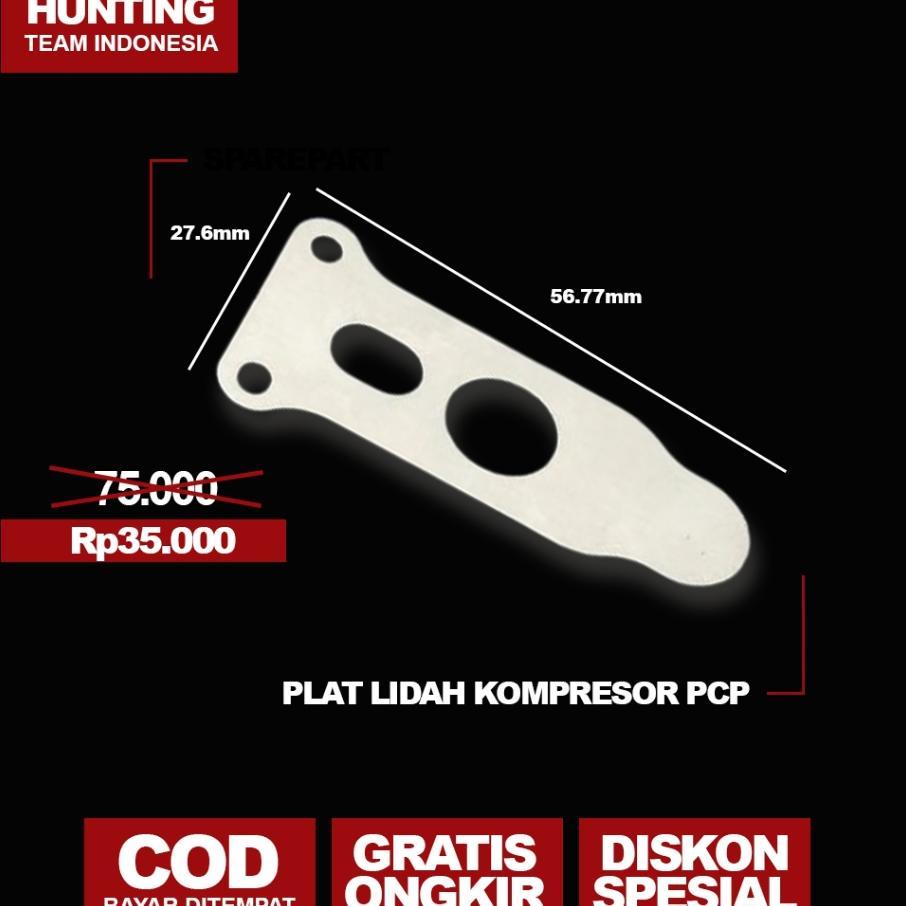 Plat Lidah Kompresor Pcp Gx Hms Venkom 100% Original - Sparepart Kompresor Pcp Venkom Gx Hms