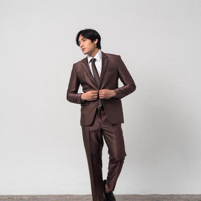 Setelan Jas Pria Semi Wool Glossy Setelan Jas Pengantin Pria Jas Pria Wedding Jas Formal Blazer Yung