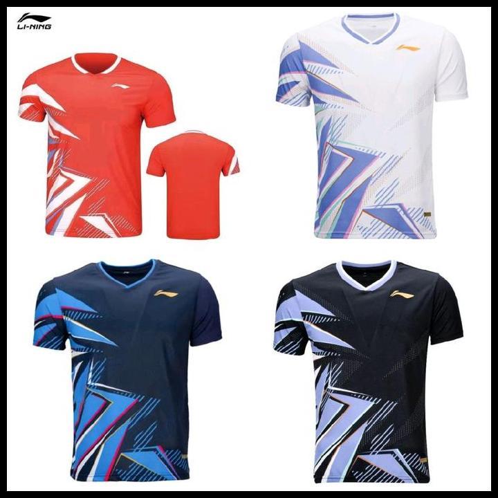 Produk Unggulan Baju Jersey Badminton Bulutangkis Lining Atsu803 Atsu 803 Original