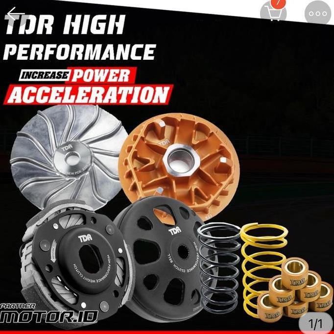 PAKET UPRADE CVT FULL TDR NMAX AEROX LEXI VARIO PCX ADV 125 150 160  Kelengkapan FULL TDR -Pulley (K