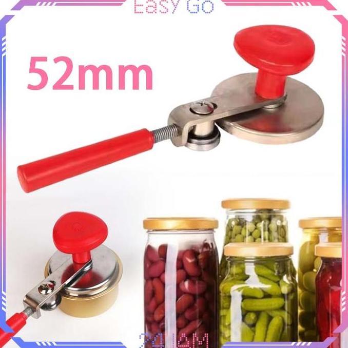 5.2cm Manual Can Sealer Alat Penutup Kaleng Botol Can Sealer Manual Seamer Botol Petcan Popcan