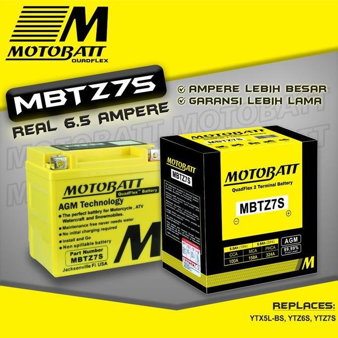 AKI MOTOBATT MBTZ7S CBR 150 R / SONIC 150 R / CB 150 R / GTR 150 R TERBARU